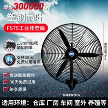 fs75-工業(yè)電風(fēng)扇強(qiáng)力落地扇大風(fēng)量牛角扇商用機(jī)械大功率車(chē)間工廠壁掛扇