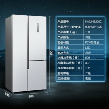 【爆款新品】西門子509L大容量超薄嵌入抗菌對開三門變頻冰箱